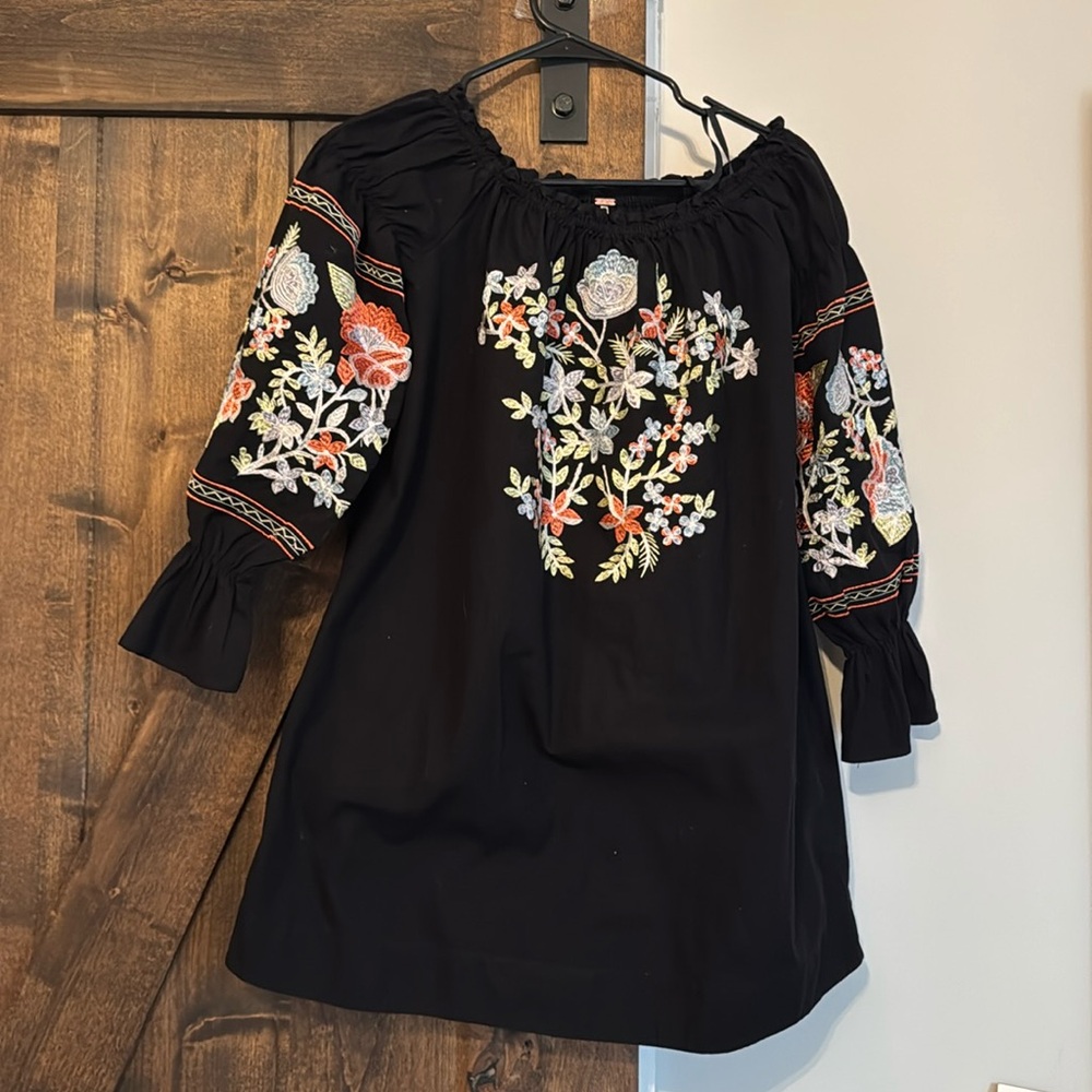 Free People Embroidered Dress